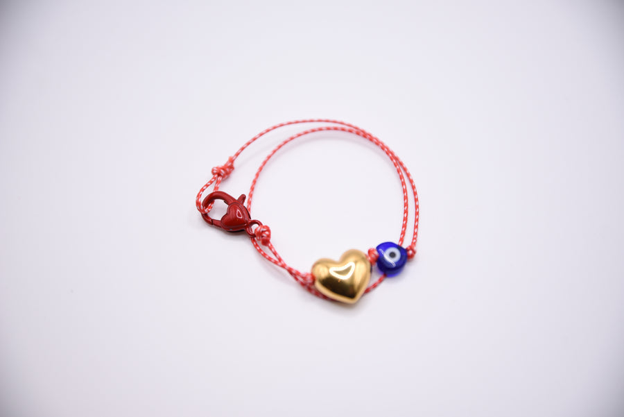 Heart plain martaki bracelet