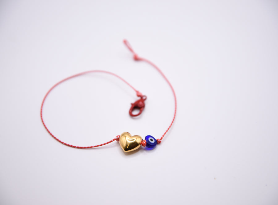 Heart plain martaki bracelet